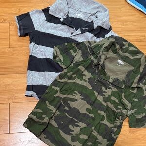Kids Striped and Camouflage Polo Shirts 3T